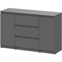 Mio Tesoro Денвер 3 ящика (графит серый)