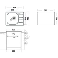 Ukinox Гранд GRM600.480-GT6K 1R (с сифоном S701) Image #11