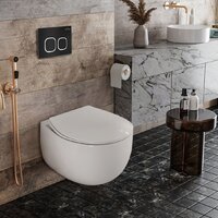 Roxen Egg в комплекте с инсталляцией StounFix Dual Fresh 6 в 1 964079 (кнопка: черный матовый) Image #9