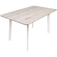 ОКА Майон 130x80x74 (дуб беленый/белый)