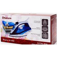 Утюг Sakura SA-3052SBL - Превью изображения №3 — Интернет-Магазин TECNO.BY