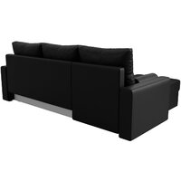 Лига диванов Верона лайт левый (экокожа черный) Image #5