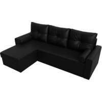 Лига диванов Верона лайт левый (экокожа черный) Image #4