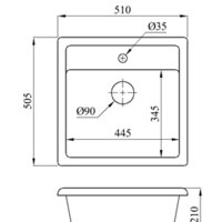 БелЭворс Rio (серый, без сифона) Image #2