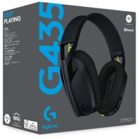 Наушники Logitech G435 Lightspeed (черный/неоновый желтый) - Превью изображения №5 — Интернет-Магазин TECNO.BY