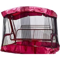 МебельСад АМС эконом 220x145x175 см (черно-бордовый)