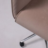Офисное кресло AksHome Bella XL Chrome (Kiton 714 Powder/велюр/пудровый) - Превью изображения №15 — Интернет-Магазин TECNO.BY