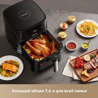 Аэрогриль (аэрофритюрница) Dreame Air Fryer AF10 (черный) - Превью изображения №7 — Интернет-Магазин TECNO.BY