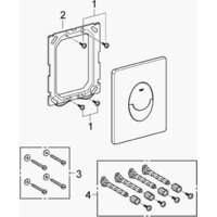 Saniteco KW-9003W Rimles + GROHE Rapid SL 38721001 Image #22
