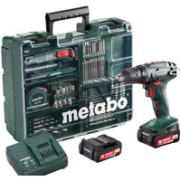 Metabo BS 14.4 SET 602206880 (с 2-мя АКБ, набор оснастки, кейс) Image #2