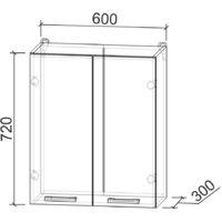 Интерлиния Компо ВШС60-720-2дв (бетон портленд) Image #2
