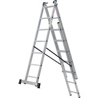 Новая высота NV 123 алюминиевая трёхсекционная 3x7 ступеней Image #10