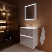 Lauter Тумба под умывальник Emma 60 (белый глянец) Image #6