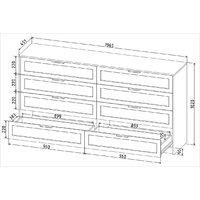 Интерлиния Концепт Тренд КТ-К197 (антрацит/дуб лазурный) Image #5