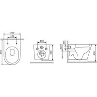 Унитаз подвесной AM.PM Sunny Flashclean C85C1701SC + TECE Kit 9400413 - Превью изображения №19 — Интернет-Магазин TECNO.BY