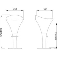 AksHome Bomba (черный/хром) Image #2