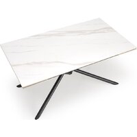 Halmar Vitorino 160-220/90/75 (белый мрамор/черный) Image #14