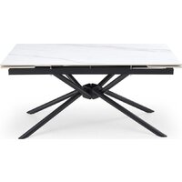 Halmar Vitorino 160-220/90/75 (белый мрамор/черный) Image #12