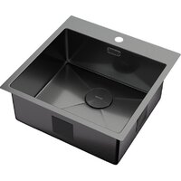Кухонная мойка ZorG Zerox 51 IF PVD Gunblack - Превью изображения №2 — Интернет-Магазин TECNO.BY