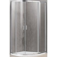 Adema Гласс лайн 100x90 (прозрачное стекло)