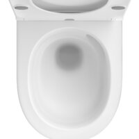 Wellsee Croquis RimFree 182612001 (чаша, пневмокрышка, матовый белый) Image #3