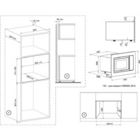 Микроволновая печь Krona Himmel 60 WH - Превью изображения №15 — Интернет-Магазин TECNO.BY