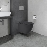 Lauter Augsburg с жестким сиденьем Soft Close 21109EC (черный матовый, скрытое крепление) Image #7