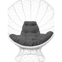 M-Group Кокос на подставке 11590109 (белый ротанг/серая подушка) Image #2