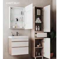  Volna Тумба с умывальником Conty 60.2Y Lake 60 (подвесная) - Превью изображения №5 — Интернет-Магазин TECNO.BY