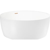 Wellsee Pour Plus 150x150 237101004 (отдельностоящая ванна белый глянец, экран, ножки, сифон-автомат золото) Image #2