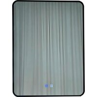 eMZe Smartphone 50х70 LED.UV.SMART.50.70.CHE.AF.4K (черный с УФ-окантовкой, подсветкой и антизапотеванием)