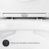 Унитаз подвесной AM.PM ErgoFit Sense FlashClean IS110101.741701 (с сиденьем) - Превью изображения №14 — Интернет-Магазин TECNO.BY