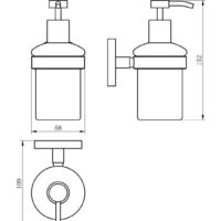 Wellsee Finishing Touch 182514000 с держателем (розовое золото) Image #9