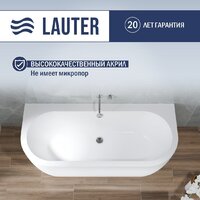 Ванна Lauter Imperia 170x75 21080075 (с каркасом и сифоном 21Y11021 матовый черный) - Превью изображения №3 — Интернет-Магазин TECNO.BY