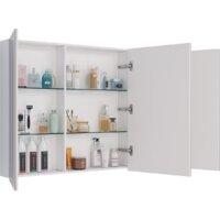 Lemark Шкаф с зеркалом Universal 100 LM100ZS-U (белый глянец) Image #3