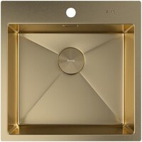 Кухонная мойка ZorG Zerox 51 IF PVD Gold - Превью изображения №3 — Интернет-Магазин TECNO.BY