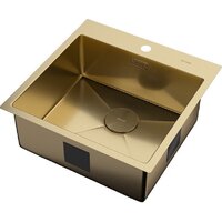 Кухонная мойка ZorG Zerox 51 IF PVD Gold - Превью изображения №2 — Интернет-Магазин TECNO.BY