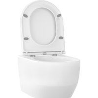Wellsee Croquis RimFree 182611001 (чаша, пневмокрышка, глянцевый белый) Image #2