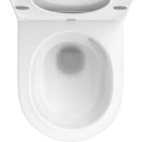 Wellsee Croquis RimFree 182611001 (чаша, пневмокрышка, глянцевый белый) Image #3