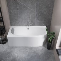 Ванна Lauter Bliss 170 L 21201071L (с ножками и сифоном 21Y31002 белый) - Превью изображения №11 — Интернет-Магазин TECNO.BY
