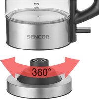 Электрический чайник Sencor SWK 160SS - Превью изображения №9 — Интернет-Магазин TECNO.BY