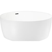 Wellsee Pour Plus 150x150 237101003 (отдельностоящая ванна белый глянец, экран, ножки, сифон-автомат матовый черный) Image #2