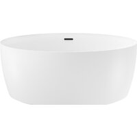 Wellsee Pour Plus 150x150 237101003 (отдельностоящая ванна белый глянец, экран, ножки, сифон-автомат матовый черный)