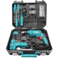 Total THKTHP1192 (дрель, шуруповерт, 1 АКБ, набор оснастки)