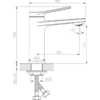 Умывальник Lauter 21441A + Silk 21CK572С - Превью изображения №8 — Интернет-Магазин TECNO.BY