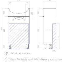 Vigo Тумба под умывальник Callao 450-1-0 Уют Image #10