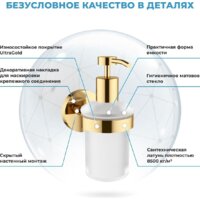 Wellsee Finishing Touch 182513000 с держателем (золотой) Image #2