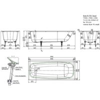 Универсал Грация 170x70 (с ножками) Image #3