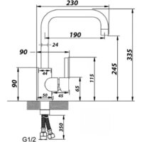 Смеситель Wisent WP49-098-4-29 - Превью изображения №6 — Интернет-Магазин TECNO.BY
