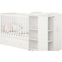 Polini Kids French 900, Teddy, с комодом (белый)